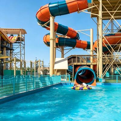 İyi bir fiyat. Ticari cam lif sarmal su kaydırma su parkı tema parkı CE ile tatil merkezi çevrimiçi