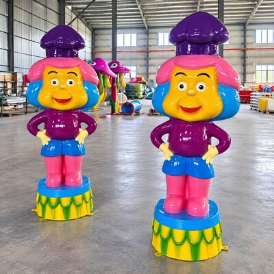 İyi bir fiyat. Su Oyunu Ekipmanı Fiberglass Animal Spray Özellikler Splash Pads için Özel Renk online