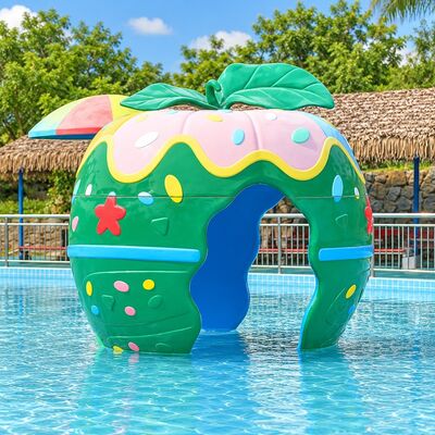 İyi bir fiyat. Özel Cam Elmalı Ev Tema Su Parkı Dışarıdaki Splash Pad Projeleri için Ekipman online