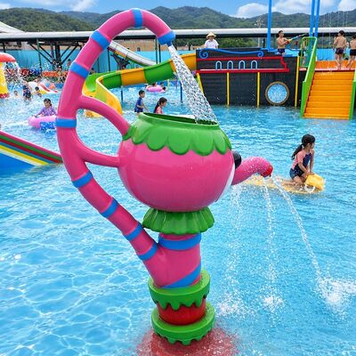 İyi bir fiyat. Karikatür Hayvan Su püskürtmesi Özelliği Splash Pads Fiberglass Özel için Etkileşimli Jetlerle online