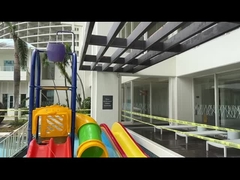 Su oyun alanı dökme kovası, çocuklar için su damlatma yastığı, oyun alanı su kaydırma seti