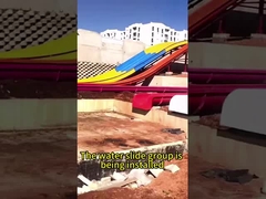 OEM Su Çocuklar Park Oyunları Eğlence Ekipmanı, Fiberglass Kaydırma Seti