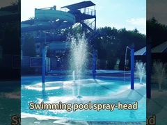 Paslanmaz çelik ve tunel, yüzme havuzu oyun ekipmanları.