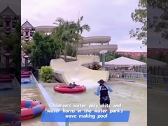 Su Parkı Profesyonel Su Oyunu Cam Lifi Kaydırma, Cam Lifi Su Kaydırma